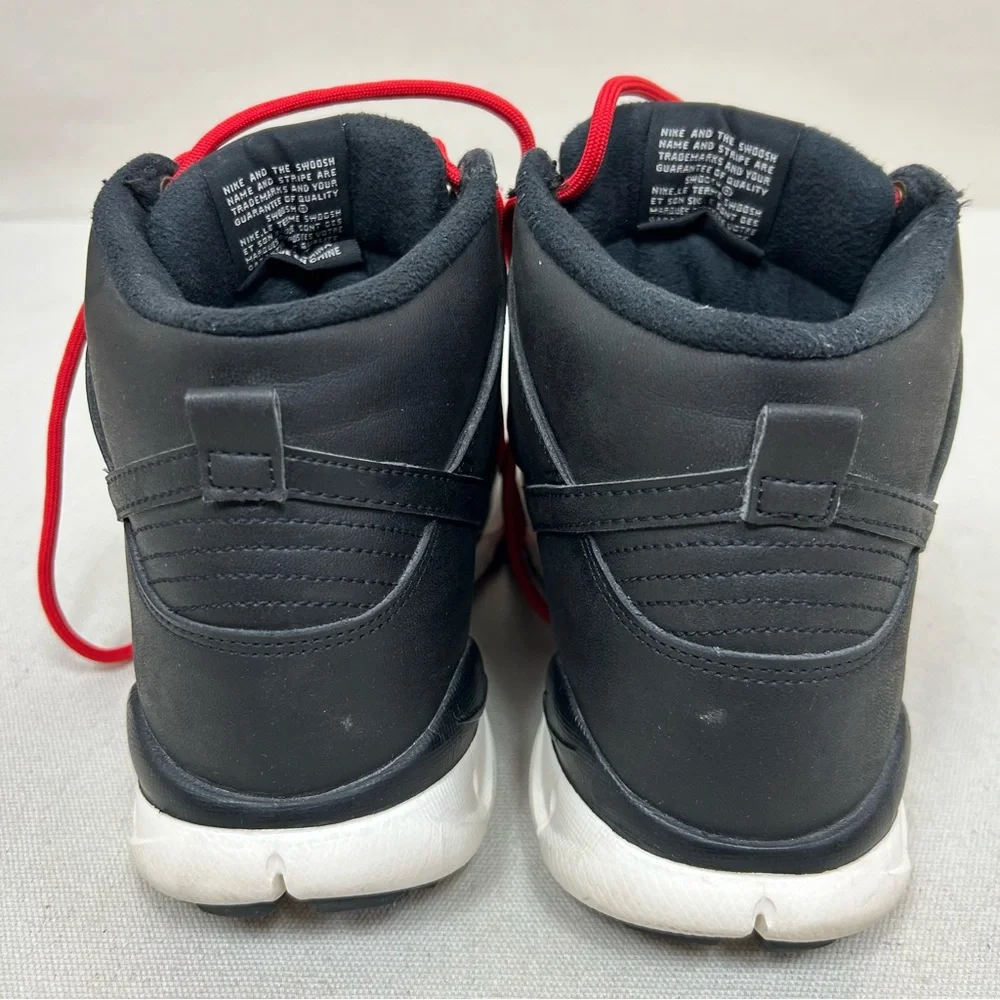 Nike Black and Red High-Top Sneakers - Picture 8 of 11